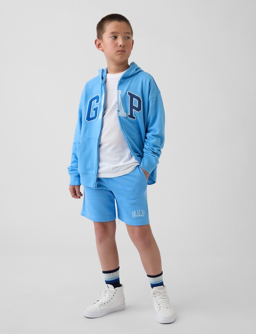 Kids Relaxed Gap Logo French Terry Pull-On Shorts