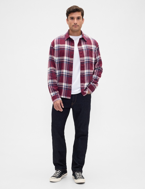 Flannel Shirt in Boxy Fit