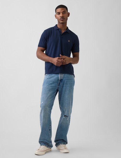 Brannan Bear Stretch Pique Polo Shirt