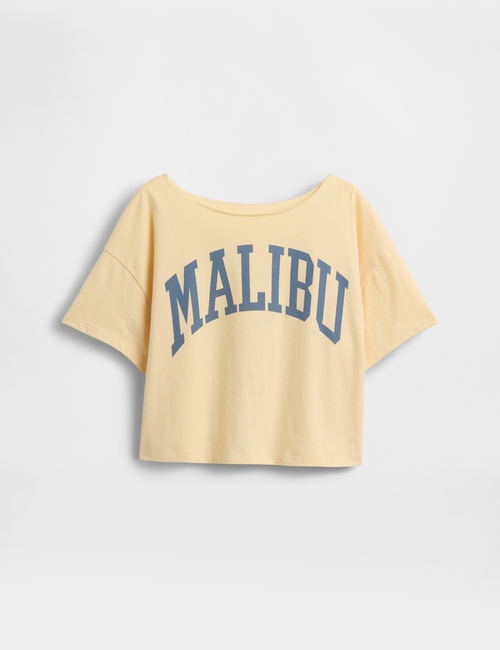 Kids Oversized Wide-Neck T-Shirt