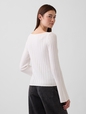 Ribbed Boatneck T-Shirt