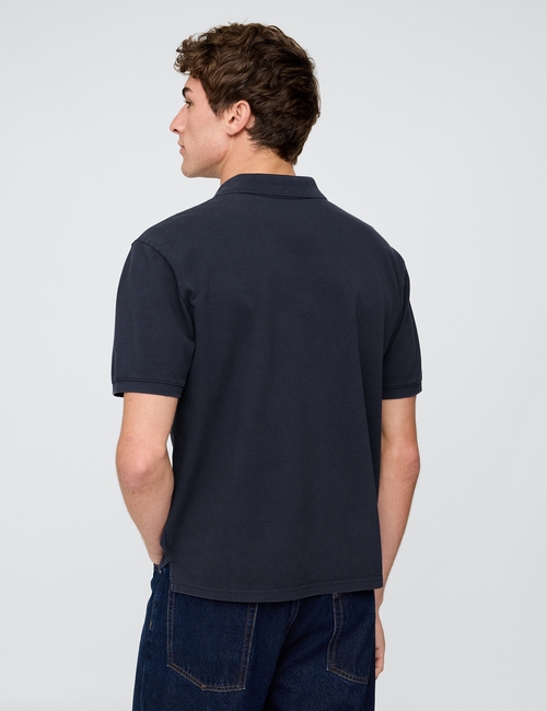Relaxed Pique Polo Shirt