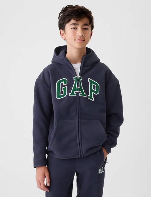 Kids Logo Zip Hoodie