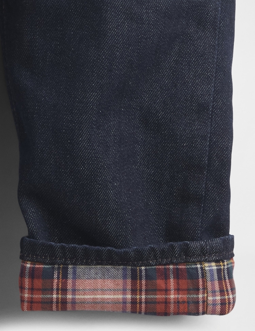 Baby & Toddler Flannel-Lined Baggy Jeans