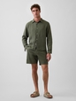 7.5" Linen-Cotton Shorts