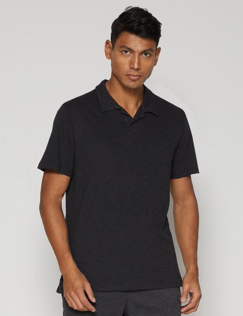 Lived-In Johnny Collar Polo Shirt
