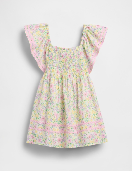 Baby & Toddler Smocked Flutter-Sleeve Dress