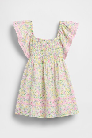 Baby & Toddler Smocked Flutter-Sleeve Dress