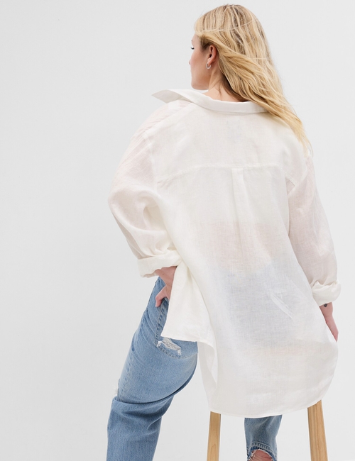 Linen Boyfriend Shirt