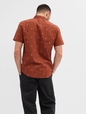 Stretch Poplin Shirt in Slim Fit