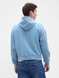 Heavyweight Oversized Logo Crop Hoodie