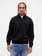 Heavyweight Oversized Logo Half-Zip Pullover