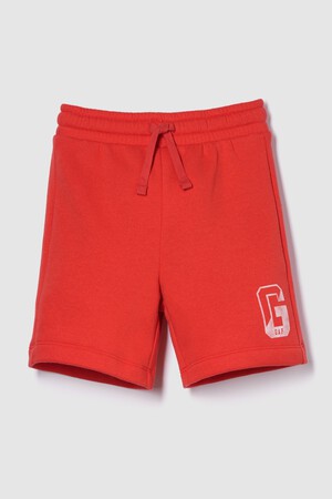 شورت سهل الارتداء بدون جيوب للأطفال بتصميم فضفاض بشعار جاب