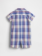Baby Poplin Pocket Shorty One-Piece