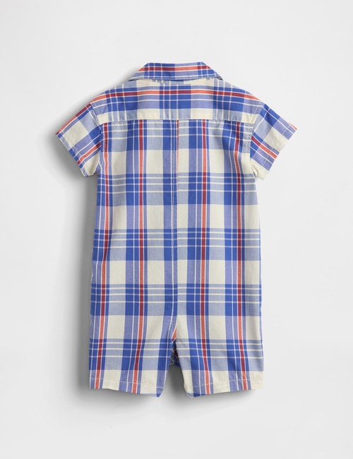 Baby Poplin Pocket Shorty One-Piece