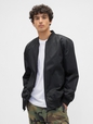 100% Recycled Relaxed Ripstop Bomber Jacket