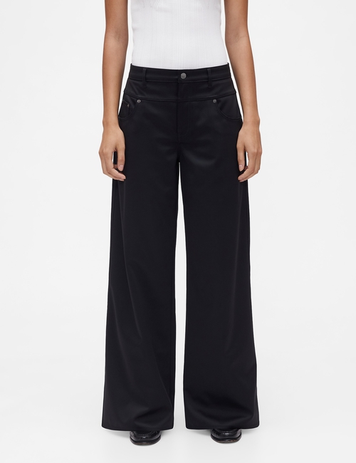 GAP STUDIO SATIN 5PKT LOW RISE BAGGY