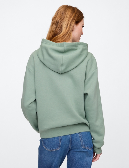 Relaxed Gap Logo Zip Hoodie