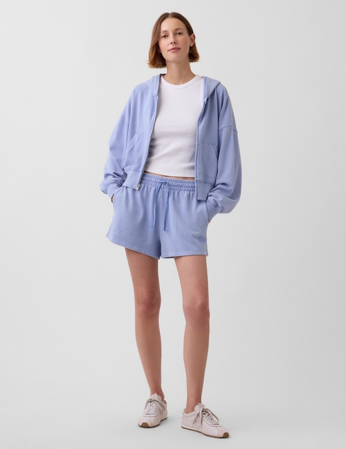 3" French Terry Relaxed Logo Sweat Shorts