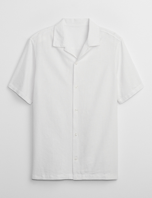 Linen-Blend Vacay Shirt in Standard Fit