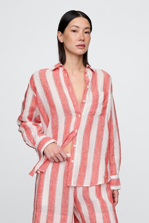 100% Linen Oversized Shirt
