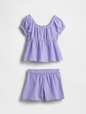 Kids Crinkle Gauze Outfit Set