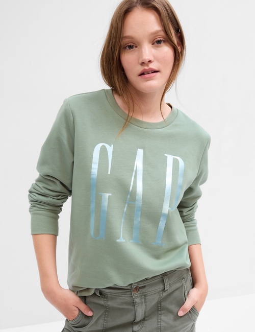 Metallic Gap Logo Sweatshirt