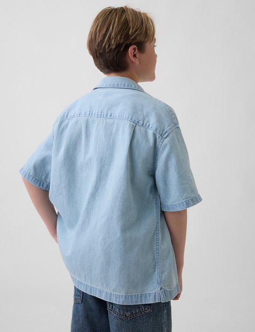 Kids Denim Relaxed Shirt