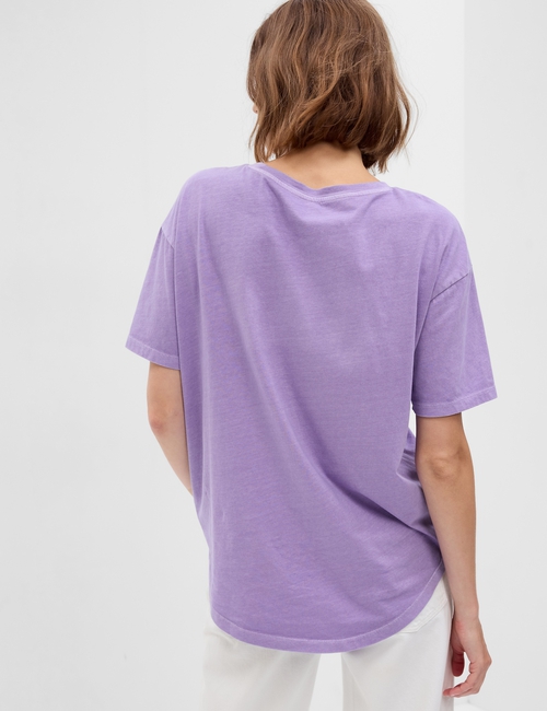 100% Organic Cotton Floral Gap Logo T-Shirt
