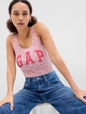 Ribbed Gap Logo Tank Top