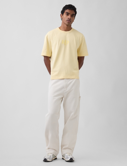 Heavyweight Relaxed 1969 Logo Crop T-shirt