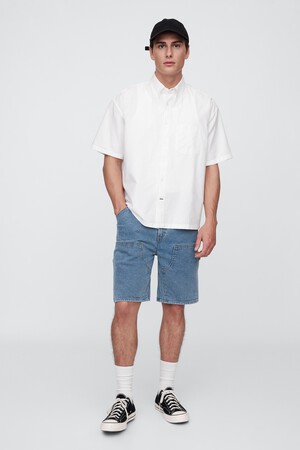 9" Denim Carpenter Shorts