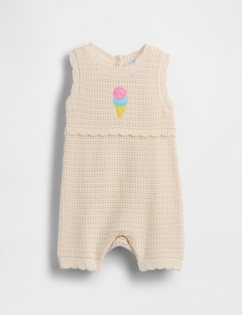 G SL CROCHET GRAPHIC SHORTIE