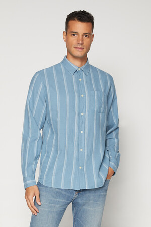 Linen-Cotton Shirt in Standard Fit