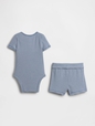 Baby Grow-With-Me TinyRib Short Set