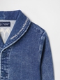 Baby Peter Rabbit™ Knit Denim Shawl Cardigan
