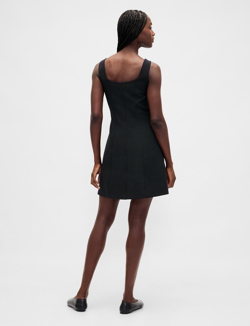 SL SCOOP BTN UP MINI DRESS