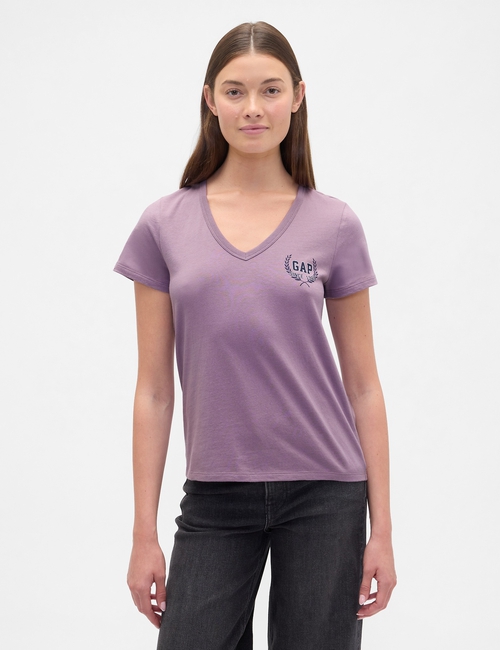 Favorite V-Neck Graphic T-Shirt