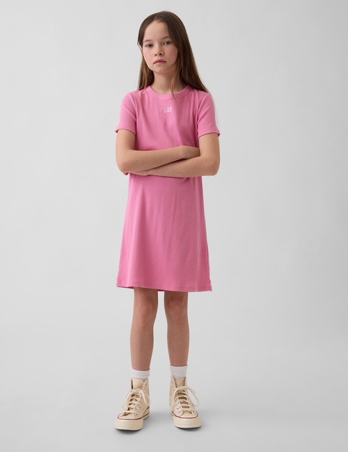 Kids Gap Logo Rib T-Shirt Dress