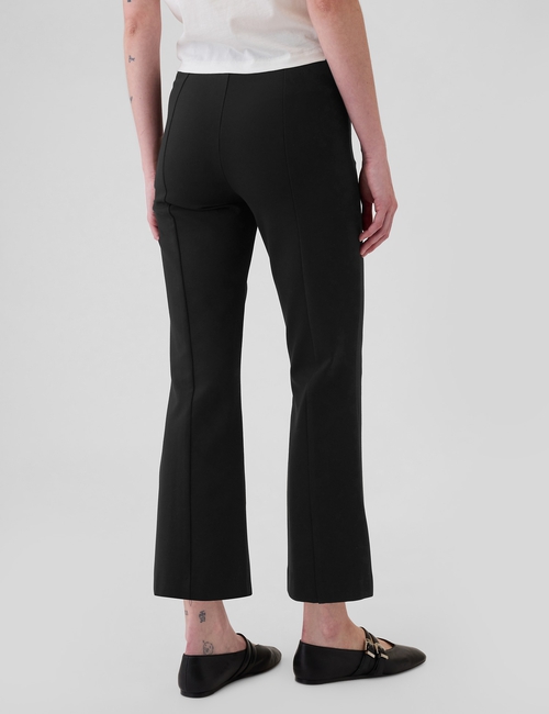 High Rise Ponte Crop Kick Pants