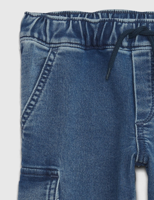 Toddler Denim Cargo Joggers
