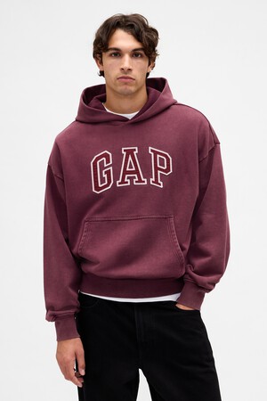 Adult Heavyweight Oversized Logo Hoodie