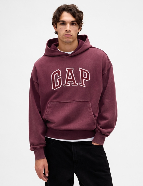 Adult Heavyweight Oversized Logo Hoodie