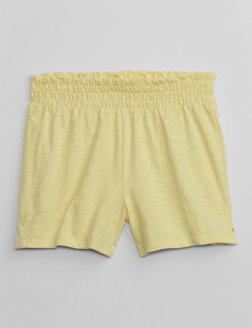 Kids Smocked Jersey Pull-On Shorts