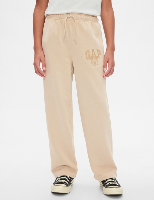 Gap × Disney Kids Vintage Soft Mickey Mouse Logo Sweatpants