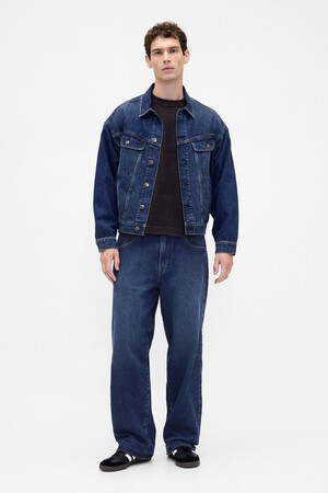 Stranger Things Adult Flannel-Lined Extra Baggy Jeans