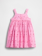 Baby & Toddler Floral Eyelet Bow Dress