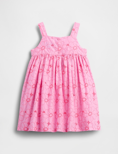 Baby & Toddler Floral Eyelet Bow Dress