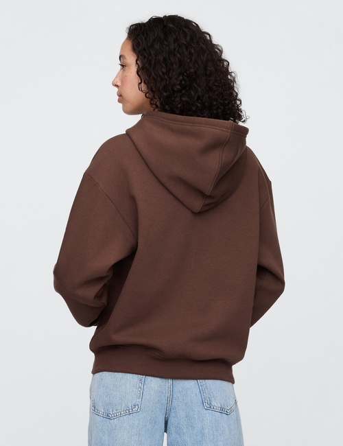 Relaxed Gap Logo Zip Hoodie