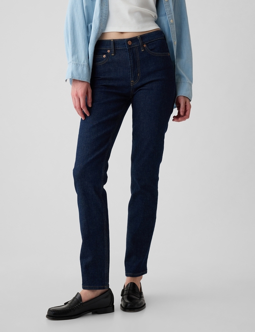 Mid Rise Vintage Slim Jeans